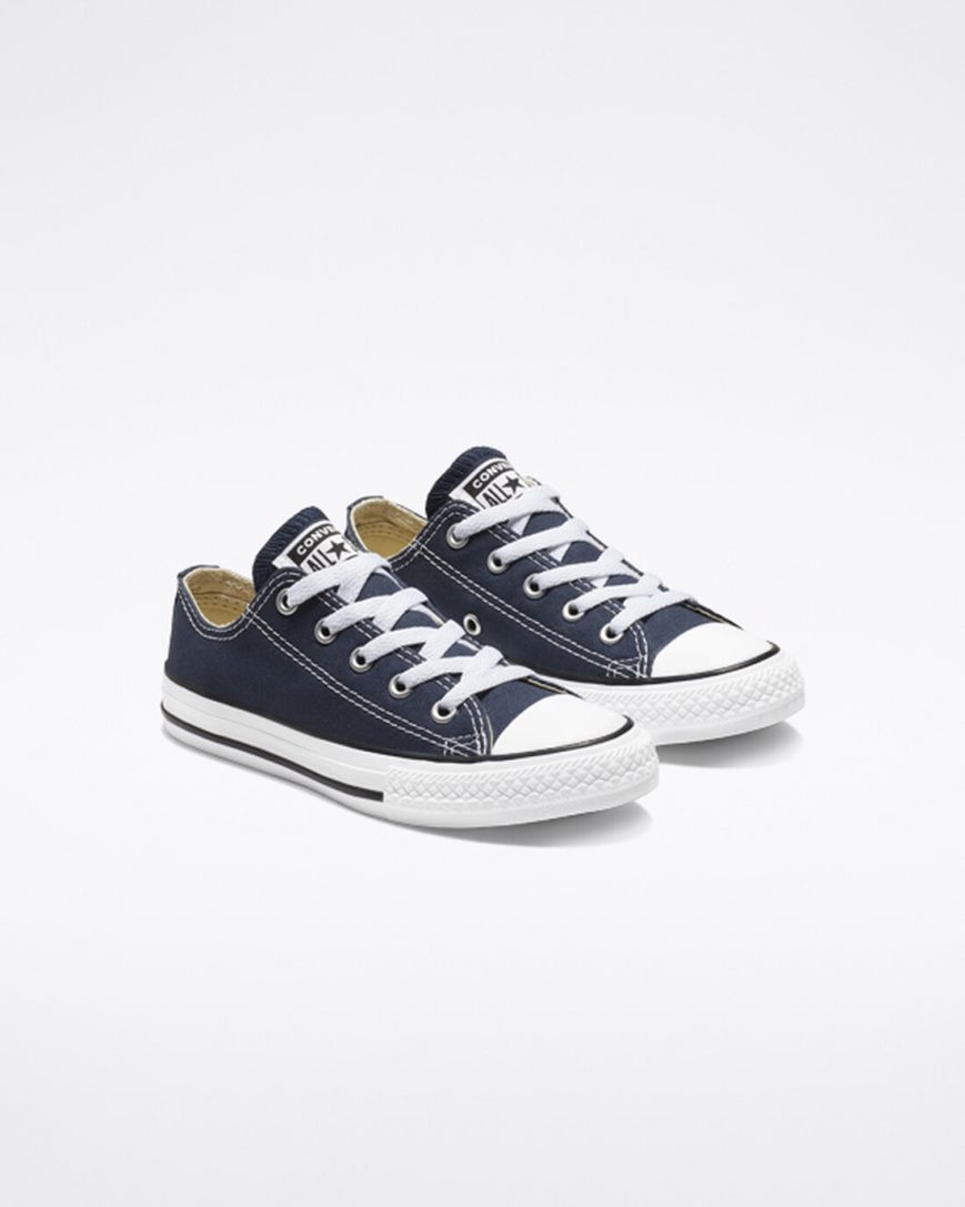 Tenis Converse Chuck Taylor All Star Classicos Cano Baixo Menina Azul Marinho | PT S0741P0